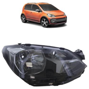 Imagem de Farol Dianteiro Up 2018 2019 2020 2021 Fumê Lisa Acrílico - Automotive