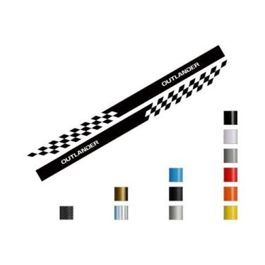 Imagem de Adesivos De Vinil Para Laterais De Carro Mitsubishi Outlander 1 2 3 XL