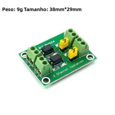 Imagem de Placa De Isolamento De Optoacoplador De 8 Canais, Módulo Adaptador De 