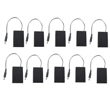 Imagem de Tomada CC industrial, módulo laser, caixa de suporte de bateria DC, caixa de suporte de bateria removível pode ser conectada a uma fonte de alimentação (excluindo bateria) (caixa B-DC - pacote com 10)