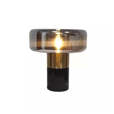 Imagem de Abajur de cabeceira Luminária de mesa mármore para sala estar, estudo simples, quarto, decoração cabeceira