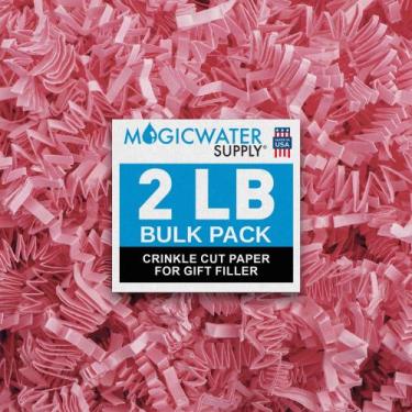 Imagem de Papel enrugado para cestas de presentes MagicWater Light Pink 1 kg - M
