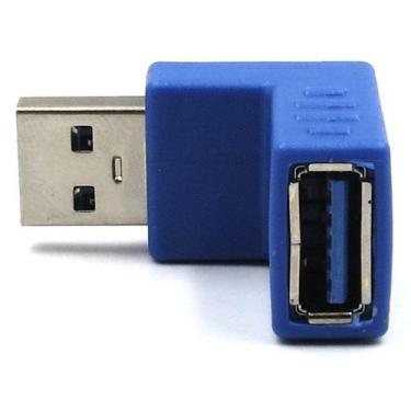 Imagem de Adaptador USB 3.0 em L - Macho x Fêmea - Penton