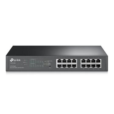 Imagem de Switch Gigabit Easy Smart 10-100-1000 C- 16 Portas (sendo 8 Poe) Tl-sg1016pe Smb