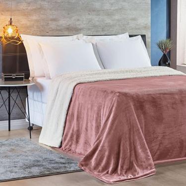 Imagem de Cobertor Casal King Alaska Sherpa E Manta Microfibra 1 Peça