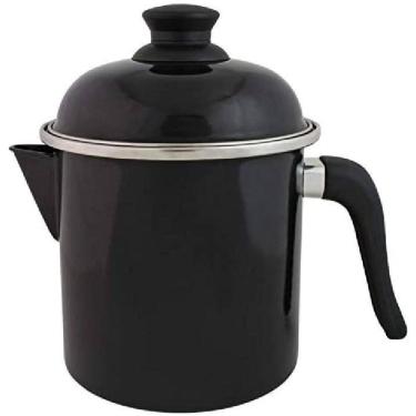 Imagem de Leiteira Canecão Com Tampa Esmaltado 1,8 Litros N16 Ewel