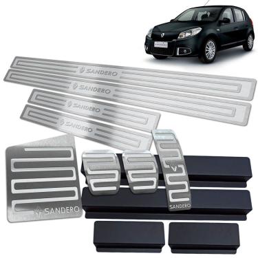 Imagem de Pedaleira Manual Soleira Descanso Renault Sandero 2008 2013