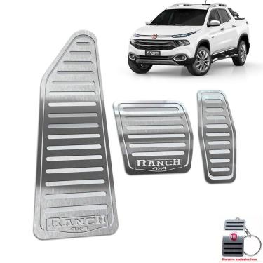 Imagem de Descanso + Pedaleira Aut Fiat Toro Ranch 2016 A 2021 Prata