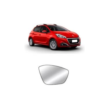 Imagem de Lente retrovisor peugeot 208 2014 2015 2016 2017 2018 l/di