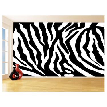Imagem de Papel De Parede 3D Textura Estampa Animal Zebra 3,5M Txt211