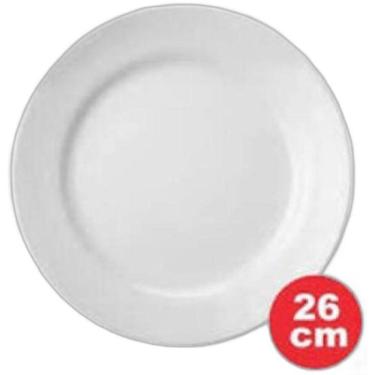 Imagem de Jogo 6 Pratos Raso Grande Opaline Menu 26.5 Cm 554381 Nadir