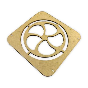 Imagem de Molde Guia Fabricação Petisqueira Hélice Redonda 30Cm Tupia