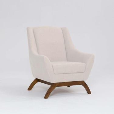 Imagem de Poltrona para Sala de Estar Base em Madeira Juliet - Domi