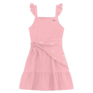 Imagem de Vestido infantil menina com lenço Brandili