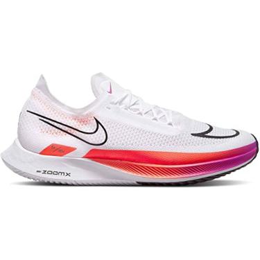 Imagem de Nike Tênis de corrida masculino Zoomx Streakfly PRM Fitness Gym, Branco/carmesim claro/hipervioleta/preto, 5.5