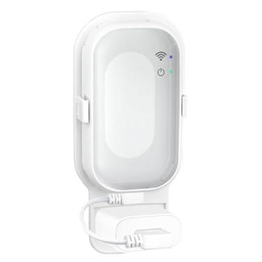 Imagem de Suporte Parede Tomada para Blink Sync Module Core, Instalação Sem Furação Suporte Módulo Sync com Cabo Curto Compatível com Blink Câmera Segurança Indoor Outdoor Sem Fios Embagunçados