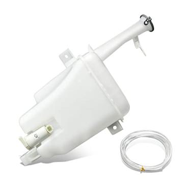 Imagem de DNA Motoring OEM-WT-NI1288148 Reservatório de fluido de lavadora de para-brisa estilo fábrica com tubo de tampa e bomba compatível com Versa Sedan 2012-2019