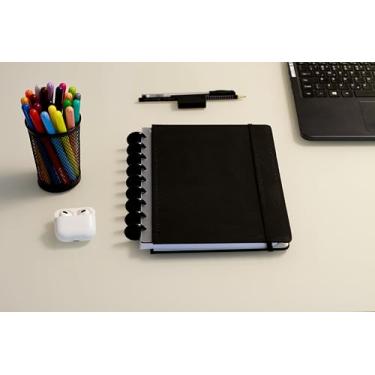 Imagem de Confetti Caderno Smart Médio Costurado 140 Fls Preto