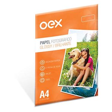 Imagem de Papel Fotográfico 180G OEX PF50-50 Fls - Branco