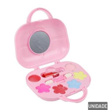 Imagem de Maquiagem Infantil com Maleta Laço Rosa - Tudo em Caixa