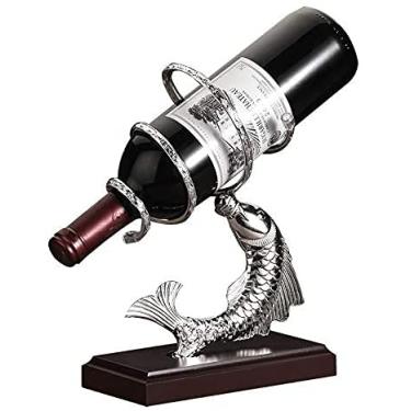 Imagem de Prateleiras de vinho europeias para garrafa de vinho, suporte de exibição de ferro chapeado, armário de vinho, casa, sala de estar, ornamentos decorativos, artesanato