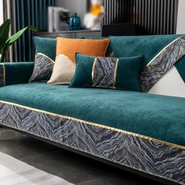 Imagem de 5JJJLOOOPP Capa de sofá 1 70 * 90 cm 2 3 4 lugares capa de almofada multicapa cor 5 proteção elegante para animais de estimação (cor 4 70 * 150 cm)