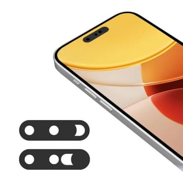 Imagem de Capa para webcam para celular, capa de câmera frontal atualizada compatível com iPhone 15/15 Plus/15 Pro/15 Pro Max/14 Pro/14 Pro Max, protege a privacidade e a segurança, não afeta a identificação