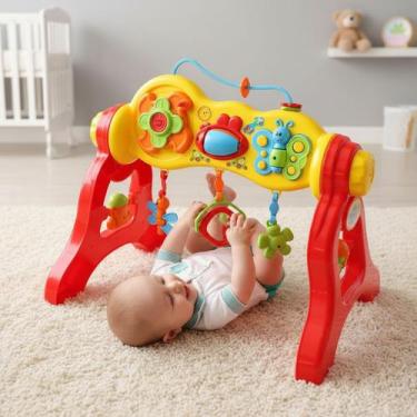 Imagem de Centro De Atividades Play Gym Infantil 3 Em 1 Com Som - Mesa de Ativid