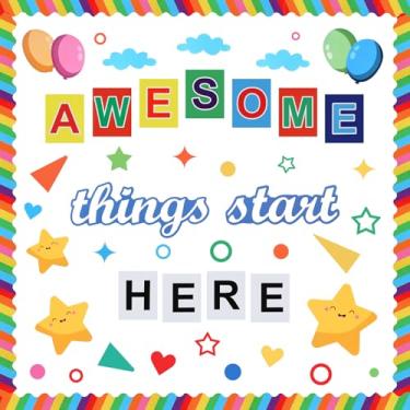 Imagem de Xuehuayu Classroon Conjunto de decoração de quadro de avisos