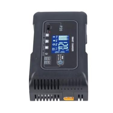 Imagem de Domary Carregador de Bateria de Carro, Mantenedor de Carregador Automático 12/24 V 20A/10A, Carregador Inteligente de 7 Níveis Com (Plugue UE 100‑240 V)