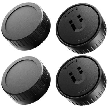 Imagem de GUANZHI Compatível com suporte de Airtag Apple ultra magnético para carro, caminhão e trailer, fita extra 3M, à prova d'água e design minimalista inquebrável, forte (suporte magnético, pacote com 4