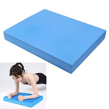 Imagem de Tbest Bae Pad Dengue, tapetes, TPE Bae Ing almofada de espuma de porta plana almofada macia alto exercício Fitn Mat (azul azure)