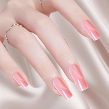 Imagem de Conjunto de 24 peças de adesivos de arte de unhas DIY para mulheres, fácil de aplicar, reutilizáveis, para festas, uso diário, viagens, escritório, salão de beleza, manicure em casa