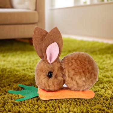Imagem de Adoráveis grampos de cabelo de coelho e cenoura – com design de coelho, aderência antiderrapante para meninas, mulheres – Presente de grampo de cabelo feito à mão para celebrações