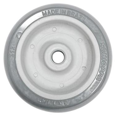 Imagem de Kit Roda P/ Rodízio 312 Cinza 4 Un - SCHIOPPA