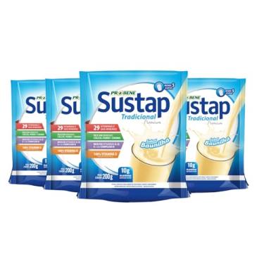 Imagem de SUSTAP TRADICIONAL PREMIUM BAUNILHA 200 g - 4 unidades