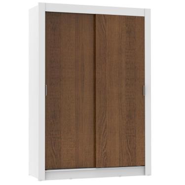 Imagem de Guarda Roupa Solteiro 2 Portas Correr 4 Gavetas Plus Madesa