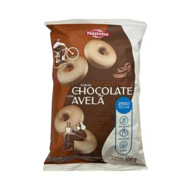 Imagem de Rosquinha Sem Açúcar Sem Glúten sabor Chocolate com Avelã 100g - Nazinha