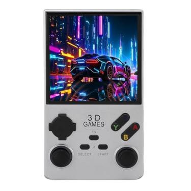 Imagem de SUNGOOYUE Console de Jogo Portátil retrô Dispositivo de Jogo Portátil de 4 Polegadas para Crianças e Adultos Com Armazenamento de 256 GB (prata)