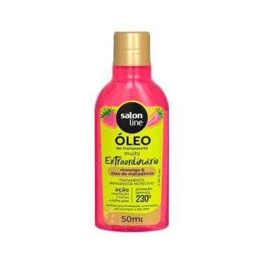 Imagem de Salon Line, Óleo Capilar de Tratamento, Multy Extraordinário, Cachos dos Sonhos, Morango e Óleo de Macadâmia - Para Todos os Tipos de Cabelos, 50ml