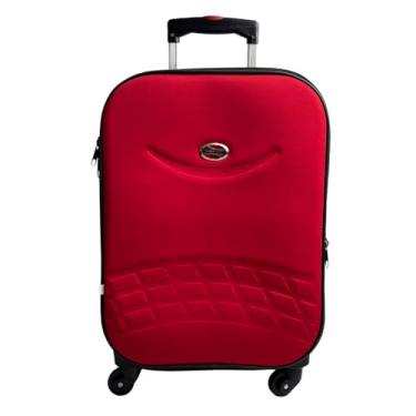 Imagem de Mala de Bordo 10Kg Giratória e Expansiva padrão ANAC Forrada e Resistente (Vermelho)