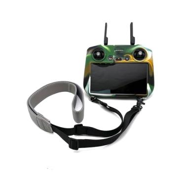 Imagem de Wtohoby Capa de silicone e cordão de poliuretano para controle remoto DJI RC 2, para DJI Mini 5 Pro Flip Air 3S Air 3 Mini 4 Pro Drone RC 2, manga à prova de arranhões, alça de pescoço, acessórios de