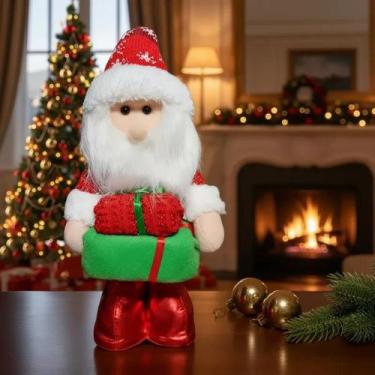 Imagem de Papai Noel Enfeite Natalino Decoração De Natal Elegante - MundoKNatal,