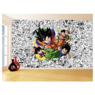 Imagem de Papel De Parede Dragon Ball Goku Vegeta Anime 3,5M Dbz170 - Você Decor