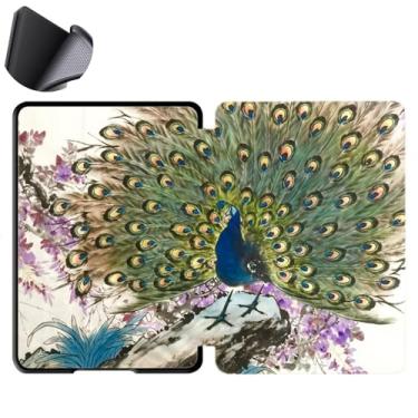 Imagem de Yzlvigrous Capa para Kindle Paperwhite 12th/Colorsoft Signature Edition 1ª Geração 2024, Tampa Traseira de TPU Macia de 7 Polegadas com Sono/acordamento Automático, Modelo: SA59CP/SA568B/SA569P