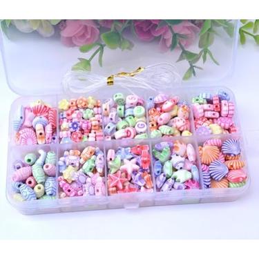 Imagem de 340 berloques de contas de argila de polímero para pulseiras, kit de fabricação de pulseiras fofas e divertidas, pulseiras de amizade, faça você mesmo, artes artesanais, presentes de aniversário