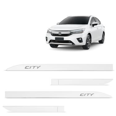 Imagem de Jogo de Friso Lateral City 2015 a 2024 Branco Topazio Alto Relevo