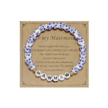 Imagem de AHAETH Pulseira Mawmaw Gifts para mulheres Promoted to Maw Expecting Future First Time New Mawmaw