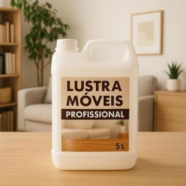 Imagem de Lustra Moveis 5 Litros Limpa E Hidrata Madeiras da Brilho e Protege - 