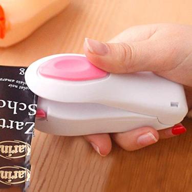 Imagem de Mini máquina de selagem a quente portátil, seladora por impulso, embalagem de saco plástico, braçadeira de selagem, entrega de cor aleatória